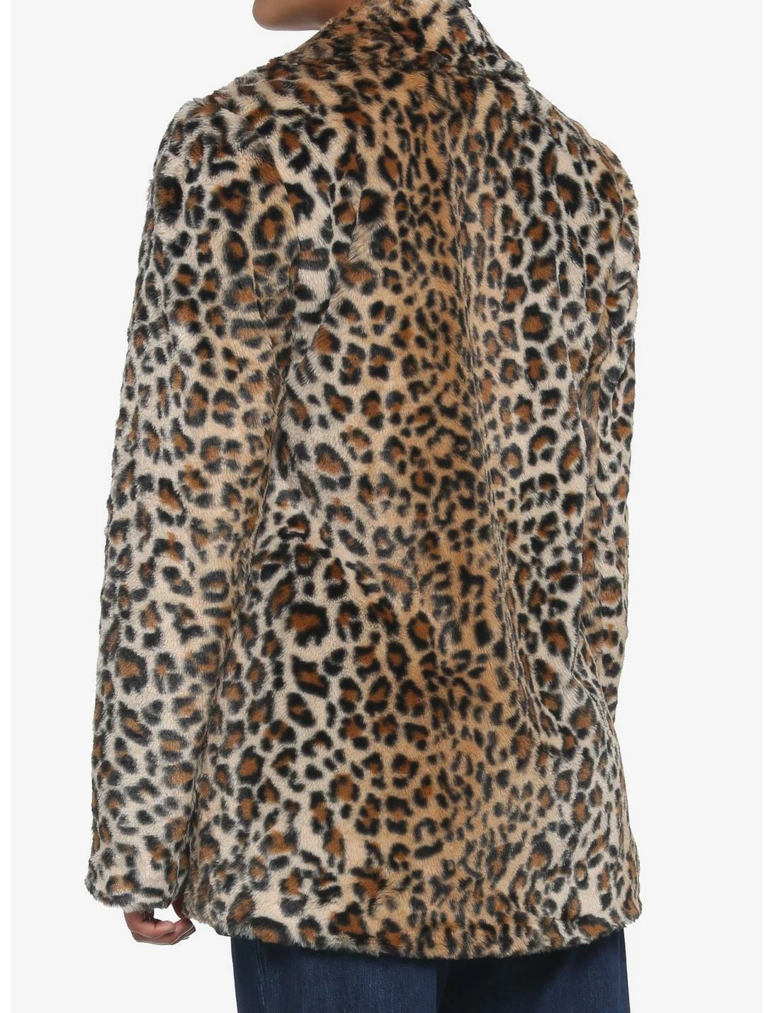 Null Leopard Faux Fur Coat 3 Null Leopard Faux Fur Coat - Image 3
