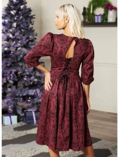 HUNIVERS Her Universe Disney The Haunted Mansion Retro Dress -Dresses Online Store 19508365 av2