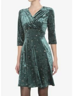 HUNIVERS Her Universe Retro Star Velvet Dress