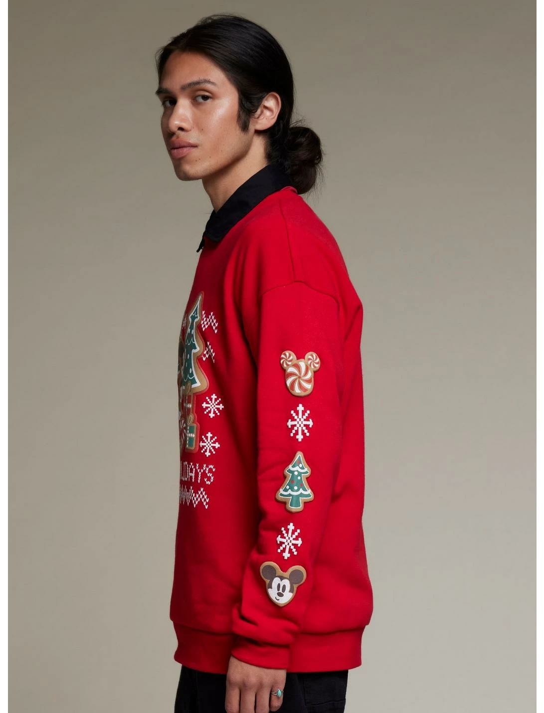 OURUNVRS Our Universe Disney Holiday Mickey Mouse Gingerbread Sweatshirt 4 OURUNVRS Our Universe Disney Holiday Mickey Mouse Gingerbread Sweatshirt - Image 4