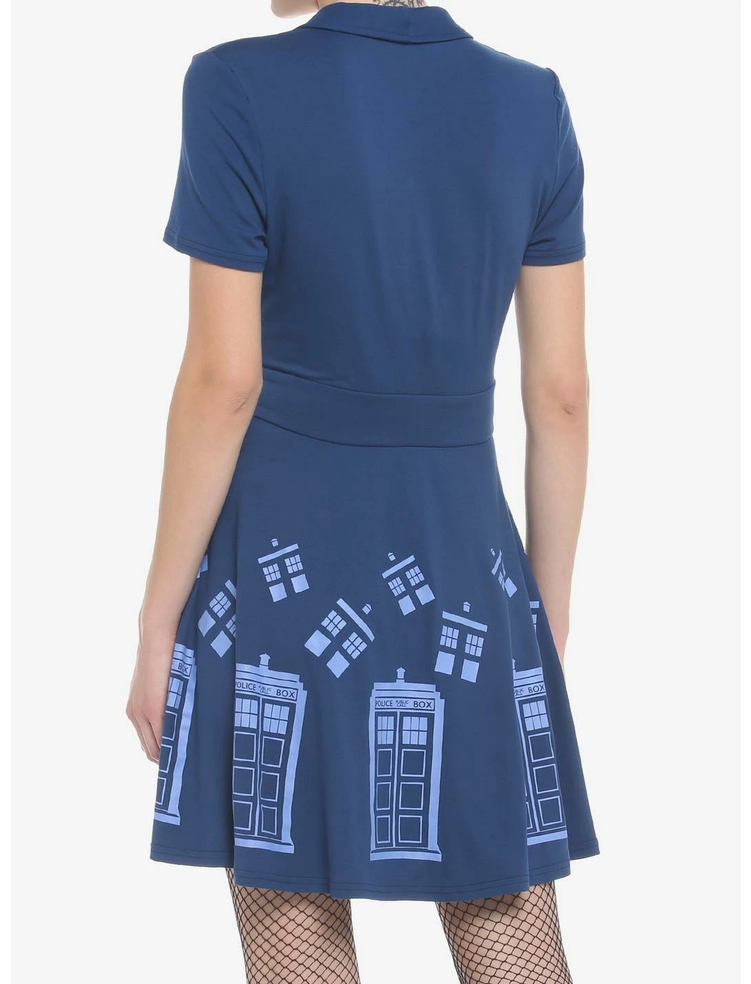 HUNIVERS Her Universe Doctor Who TARDIS Retro Dress 3 HUNIVERS Her Universe Doctor Who TARDIS Retro Dress - Image 3