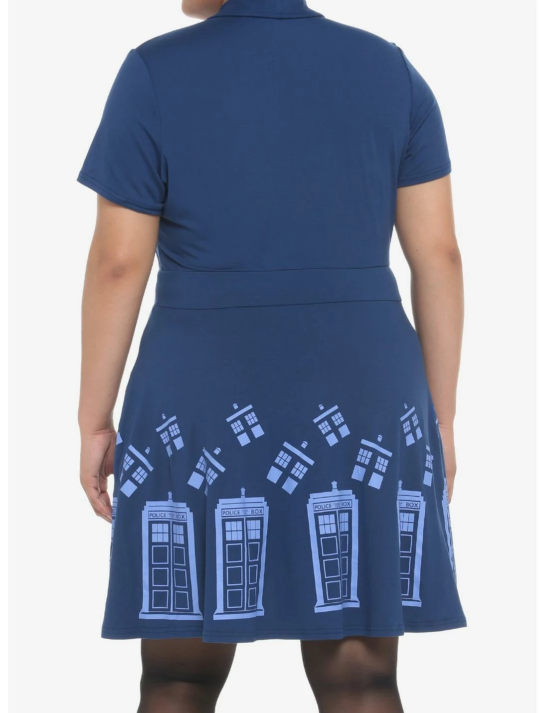 HUNIVERS Her Universe Doctor Who TARDIS Retro Dress Plus Size 3 HUNIVERS Her Universe Doctor Who TARDIS Retro Dress Plus Size - Image 3
