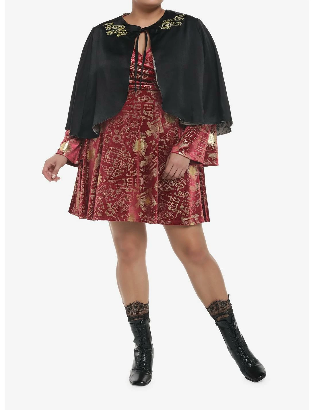 HUNIVERS Harry Potter Marauder's Map Capelet 2 HUNIVERS Harry Potter Marauder's Map Capelet - Image 2