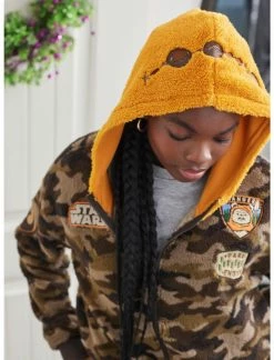 HUNIVERS Her Universe Star Wars Ewok Sherpa Camouflage Hoodie 8 HUNIVERS Her Universe Star Wars Ewok Sherpa Camouflage Hoodie -Dresses Online Store 19549951 av4
