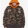 HUNIVERS Her Universe Star Wars Ewok Sherpa Camouflage Hoodie Plus Size