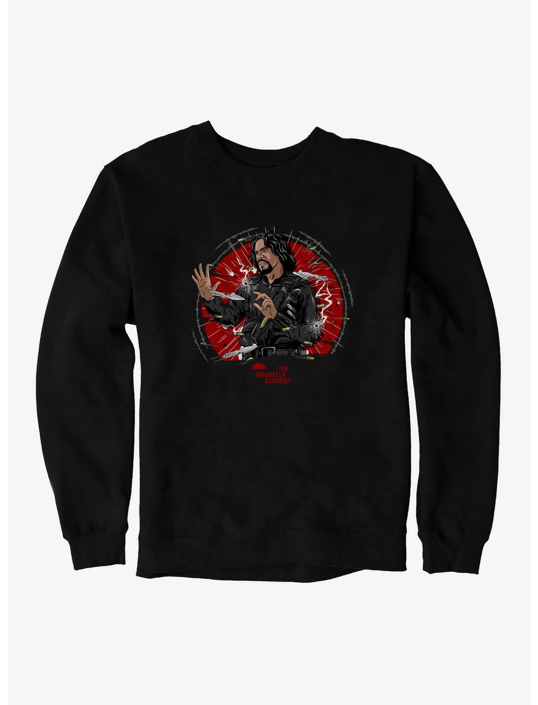 Null The Umbrella Academy Diego Number Two Sweatshirt 1 Null The Umbrella Academy Diego Number Two Sweatshirt