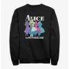 Null Disney Alice In Wonderland Trippy Alice Sweatshirt