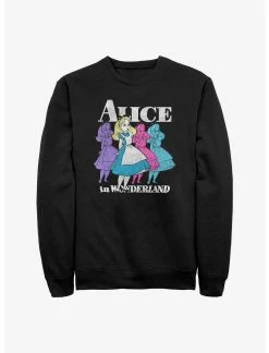 Null Disney Alice In Wonderland Trippy Alice Sweatshirt