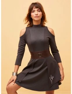 Dresses Online Store 5 HUNIVERS Her Universe Star Wars The Mandalorian Ahsoka Tano Cold Shoulder Dress