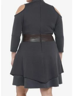 HUNIVERS Her Universe Star Wars The Mandalorian Ahsoka Cold Shoulder Dress Plus Size 5 HUNIVERS Her Universe Star Wars The Mandalorian Ahsoka Cold Shoulder Dress Plus Size -Dresses Online Store 19629306 av2
