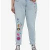 HUNIVERS Disney Encanto Mirabel Mom Jeans Plus Size