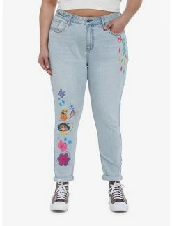 HUNIVERS Disney Encanto Mirabel Mom Jeans Plus Size