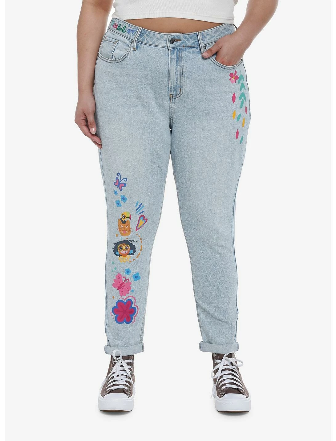 HUNIVERS Disney Encanto Mirabel Mom Jeans Plus Size 1 HUNIVERS Disney Encanto Mirabel Mom Jeans Plus Size