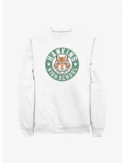 Null Stranger Things Hawkins High Tiger Emblem Sweatshirt