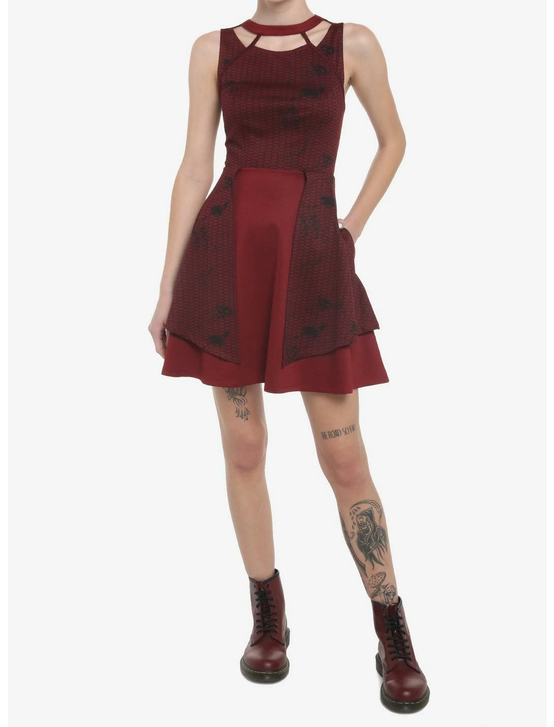 HUNIVERS Her Universe Marvel Doctor Strange In The Multiverse Of Madness Wanda Maximoff Dress 2 HUNIVERS Her Universe Marvel Doctor Strange In The Multiverse Of Madness Wanda Maximoff Dress - Image 2