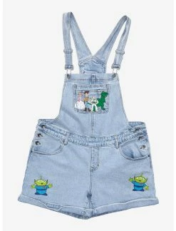 HUNIVERS Her Universe Disney Pixar Toy Story Characters Denim Shortalls Plus Size