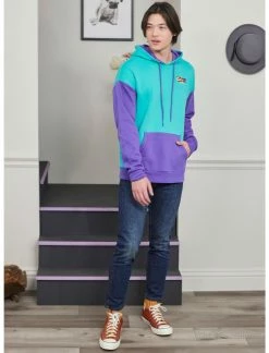 OURUNVRS Our Universe Disney A Goofy Movie Colorblock Hoodie -Dresses Online Store 19689050 av2