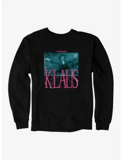 Null Umbrella Academy Klaus Pink Font Sweatshirt