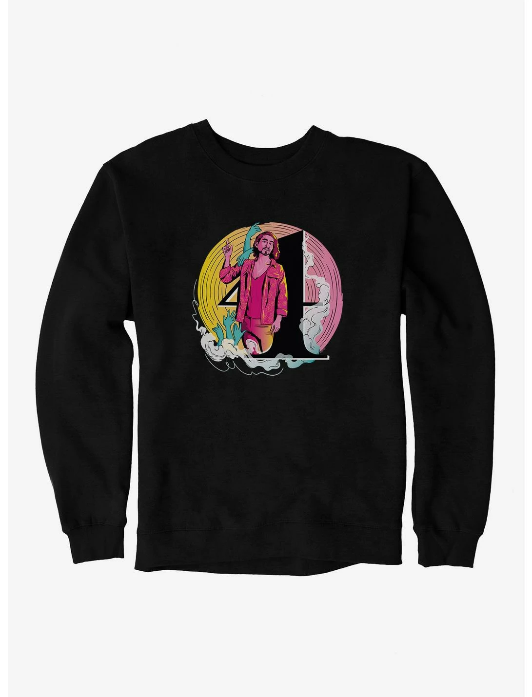 Null Umbrella Academy Number Four Circle Art Sweatshirt 1 Null Umbrella Academy Number Four Circle Art Sweatshirt
