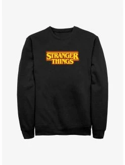 Null Stranger Things Pumpkin Colors Logo Sweatshirt