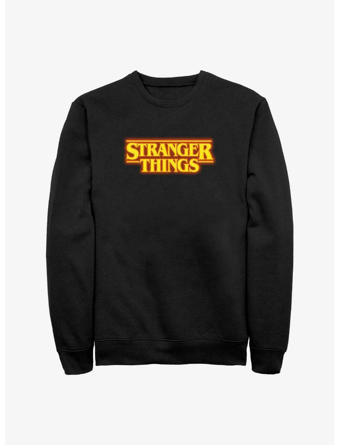 Null Stranger Things Pumpkin Colors Logo Sweatshirt 1 Null Stranger Things Pumpkin Colors Logo Sweatshirt