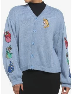 HUNIVERS Disney Sleeping Beauty Aurora & Fairies Skimmer Cardigan