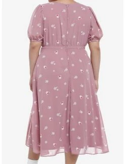 HUNIVERS Her Universe Disney Minnie Mouse Flower Chiffon Midi Dress Plus Size -Dresses Online Store 19829280 av2