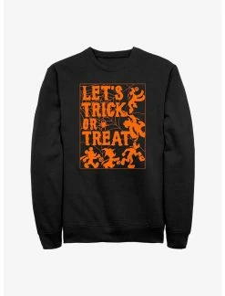 Null Disney Mickey Mouse Let's Trick Or Treat Sweatshirt
