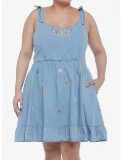 Dresses Online Store 39 HUNIVERS Her Universe Disney Chip 'N' Dale Chambray Tie Strap Dress Plus Size