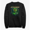 Null Star Wars Boba Fett Lightning Portrait Sweatshirt
