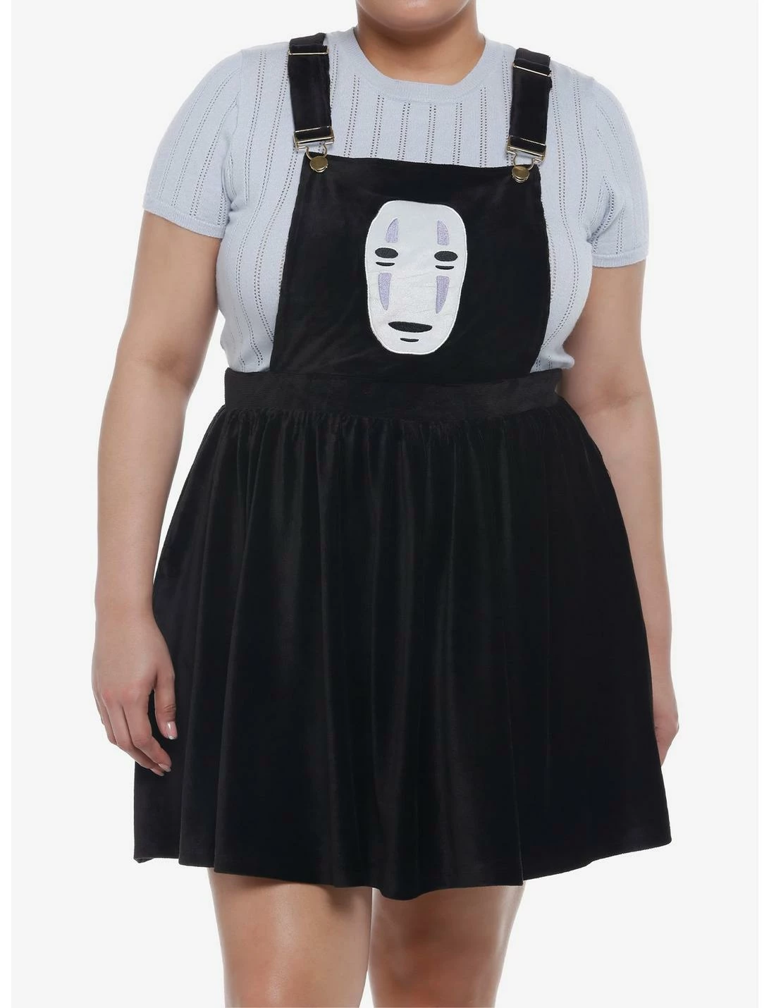 HUNIVERS Her Universe Studio Ghibli Spirited Away No-Face Velvet Skirtall Plus Size 1 HUNIVERS Her Universe Studio Ghibli Spirited Away No-Face Velvet Skirtall Plus Size