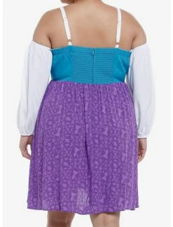 HUNIVERS Disney The Hunchback Of Notre Dame Esmeralda Cold Shoulder Dress Plus Size -Dresses Online Store 19878758 av2