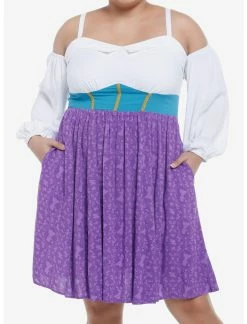 HUNIVERS Disney The Hunchback Of Notre Dame Esmeralda Cold Shoulder Dress Plus Size