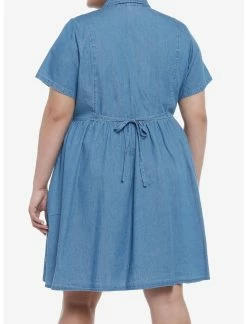 HUNIVERS Disney Winnie The Pooh Friends Denim Dress Plus Size -Dresses Online Store 19882392 av2