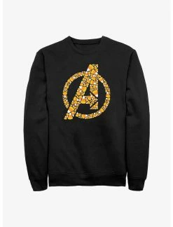 Null Marvel Avengers Candy Corn Symbol Sweatshirt