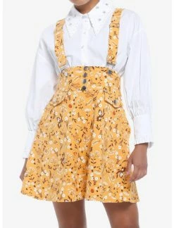 Dresses Online Store 37 HUNIVERS Disney Chip 'N' Dale Fall Floral Suspender Skirt