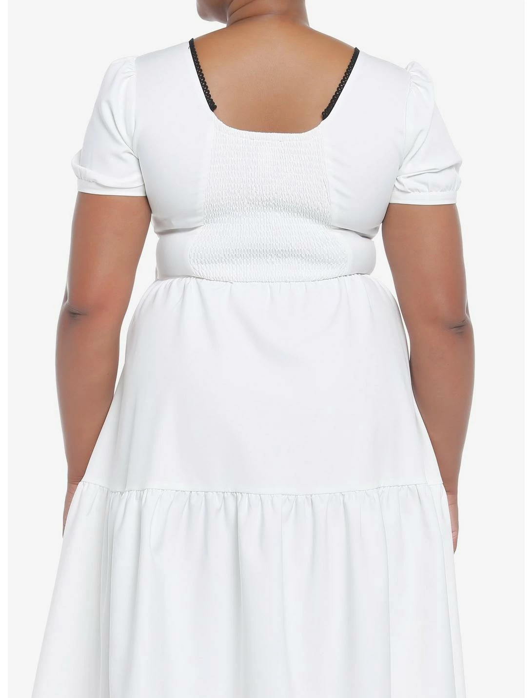 Null Ivory Corset Tiered Dress Plus Size 3 Null Ivory Corset Tiered Dress Plus Size - Image 3