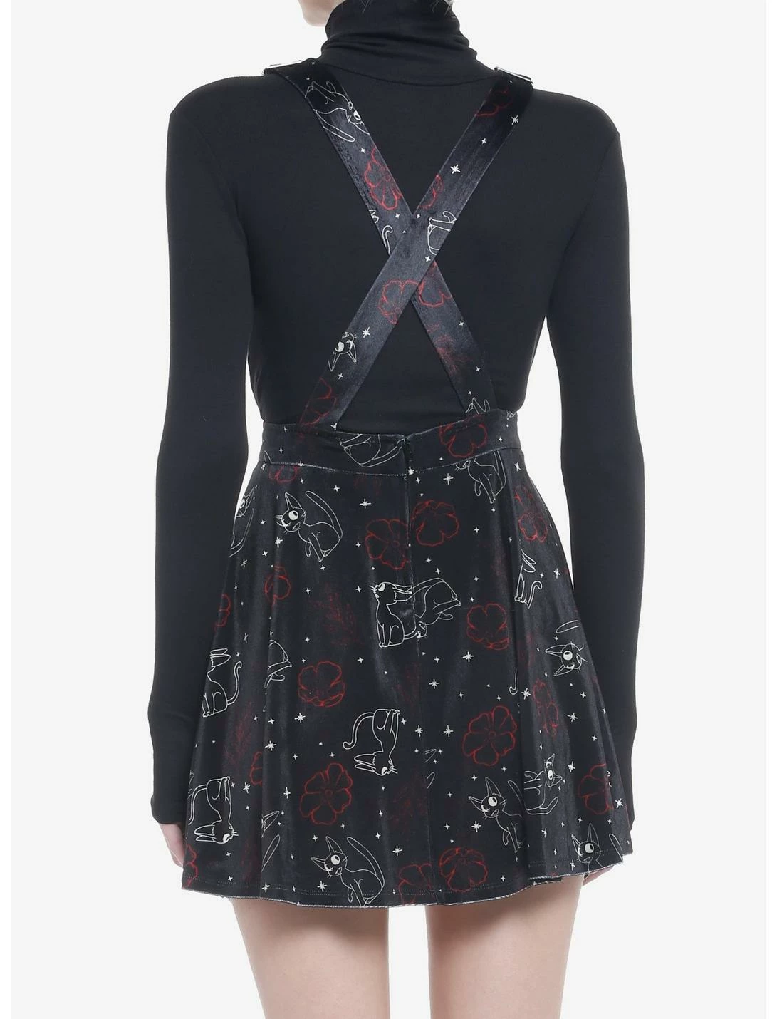 HUNIVERS Her Universe Studio Ghibli Kiki's Delivery Service Jiji Star Velvet Skirtall 3 HUNIVERS Her Universe Studio Ghibli Kiki's Delivery Service Jiji Star Velvet Skirtall - Image 3