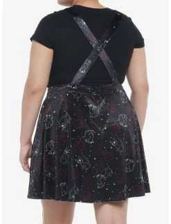 HUNIVERS Her Universe Studio Ghibli Kiki's Delivery Service Jiji Star Velvet Skirtall Plus Size -Dresses Online Store 19947116 av2