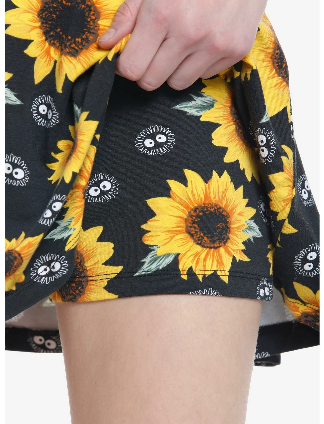 HUNIVERS Studio Ghibli My Neighbor Totoro Soot Sprites Sunflower Skort 3 HUNIVERS Studio Ghibli My Neighbor Totoro Soot Sprites Sunflower Skort - Image 3