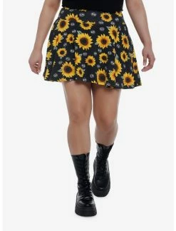 HUNIVERS Studio Ghibli My Neighbor Totoro Soot Sprites Sunflower Skort Plus Size