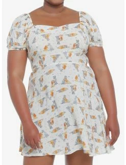 HUNIVERS Disney Lady And The Tramp Sweetheart Dress Plus Size