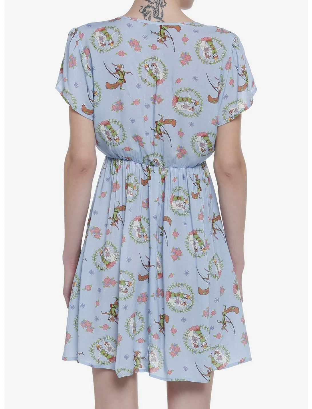 HUNIVERS Disney Robin Hood Faux Wrap Dress 3 HUNIVERS Disney Robin Hood Faux Wrap Dress - Image 3