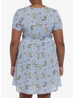 HUNIVERS Disney Robin Hood Faux Wrap Dress Plus Size 5 HUNIVERS Disney Robin Hood Faux Wrap Dress Plus Size -Dresses Online Store 20003990 av2