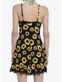 HUNIVERS Sunflowers & Lace Slip Dress -Dresses Online Store 20066455 av2