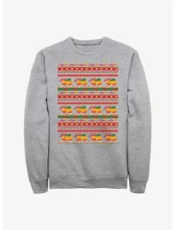 Null Stranger Things Surfer Boy Pizza Ugly Sweater Sweatshirt