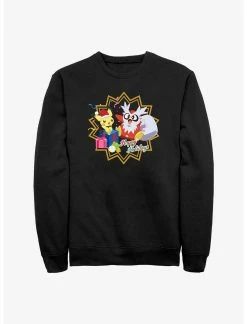 Null Pokémon Pichu And Delibird Holiday Party Sweatshirt