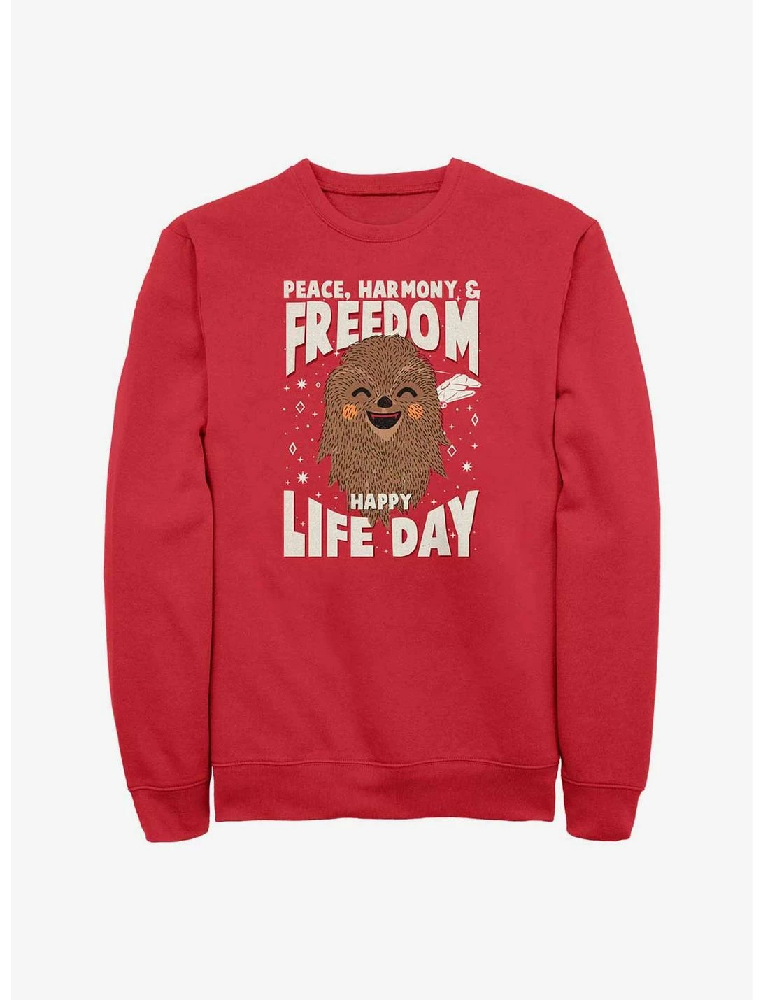 Null Star Wars Chewie Happy Life Day Sweatshirt 1 Null Star Wars Chewie Happy Life Day Sweatshirt